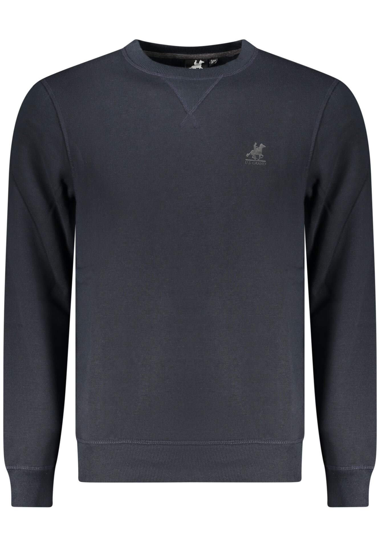 US GRAND MEN'S BLUE ZIP-UP SWEATSHIRT