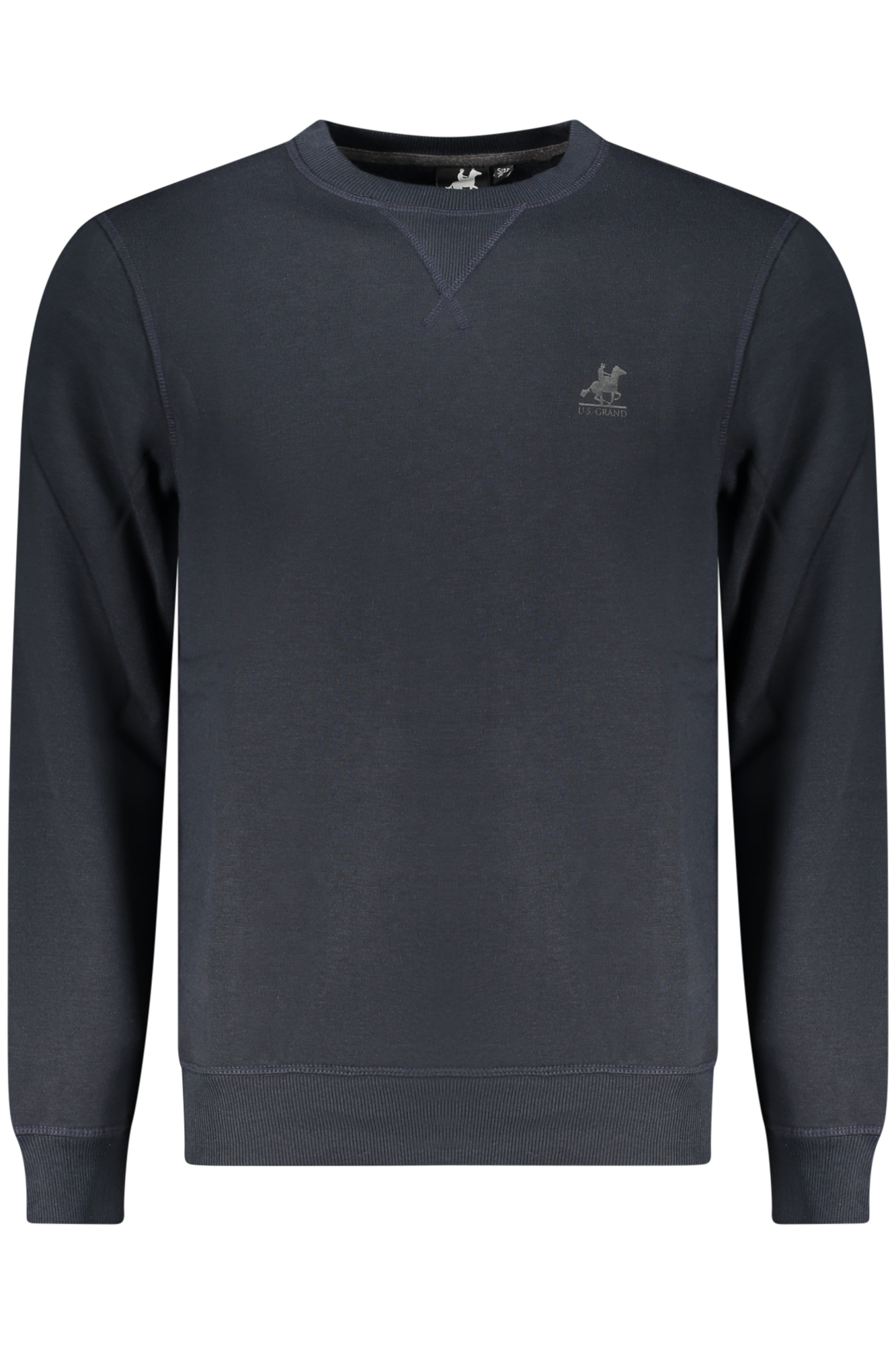 US GRAND MEN'S BLUE ZIP-UP SWEATSHIRT US GRAND MEN'S BLUE ZIP-UP SWEATSHIRT