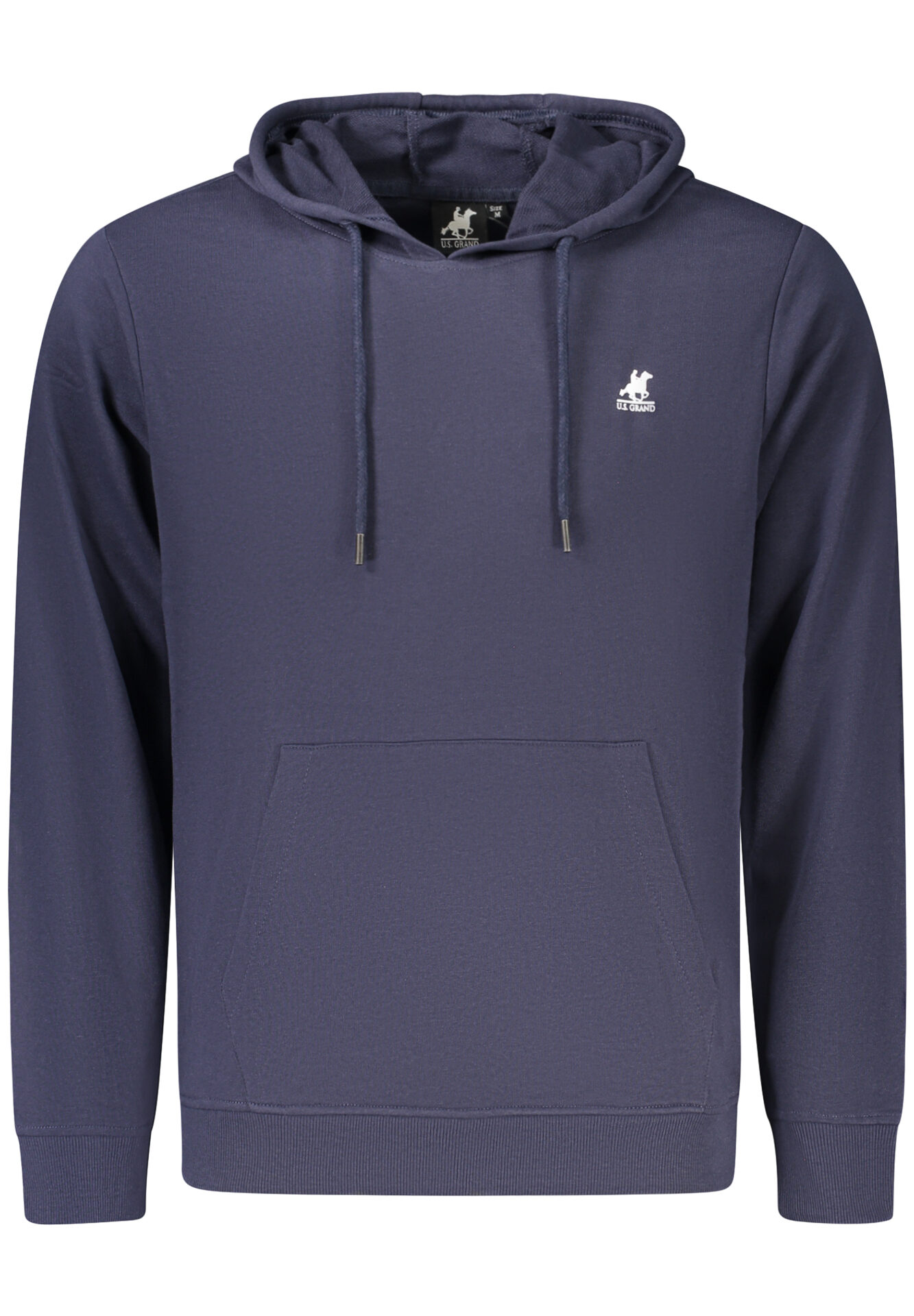 US GRAND MEN'S BLUE ZIP-UP SWEATSHIRT