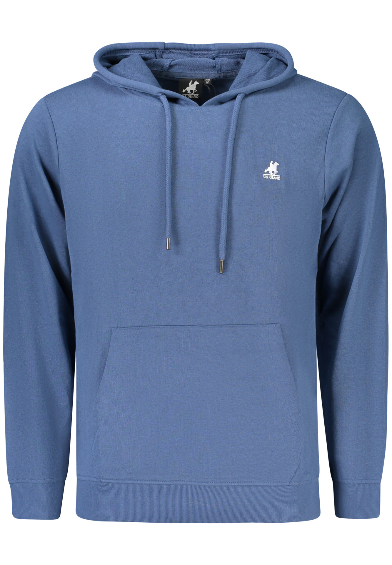 US GRAND MEN'S BLUE ZIP-UP SWEATSHIRT