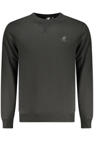 US GRAND MEN'S BLACK ZIP-UP SWEATSHIRT