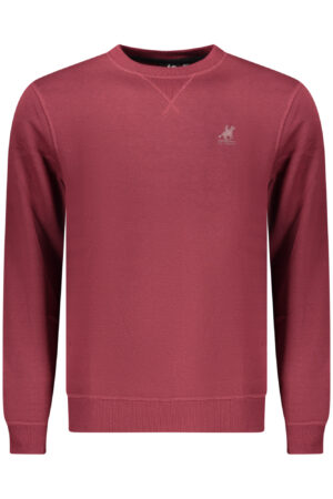 US GRAND MEN'S RED ZIP-UP SWEATSHIRT
