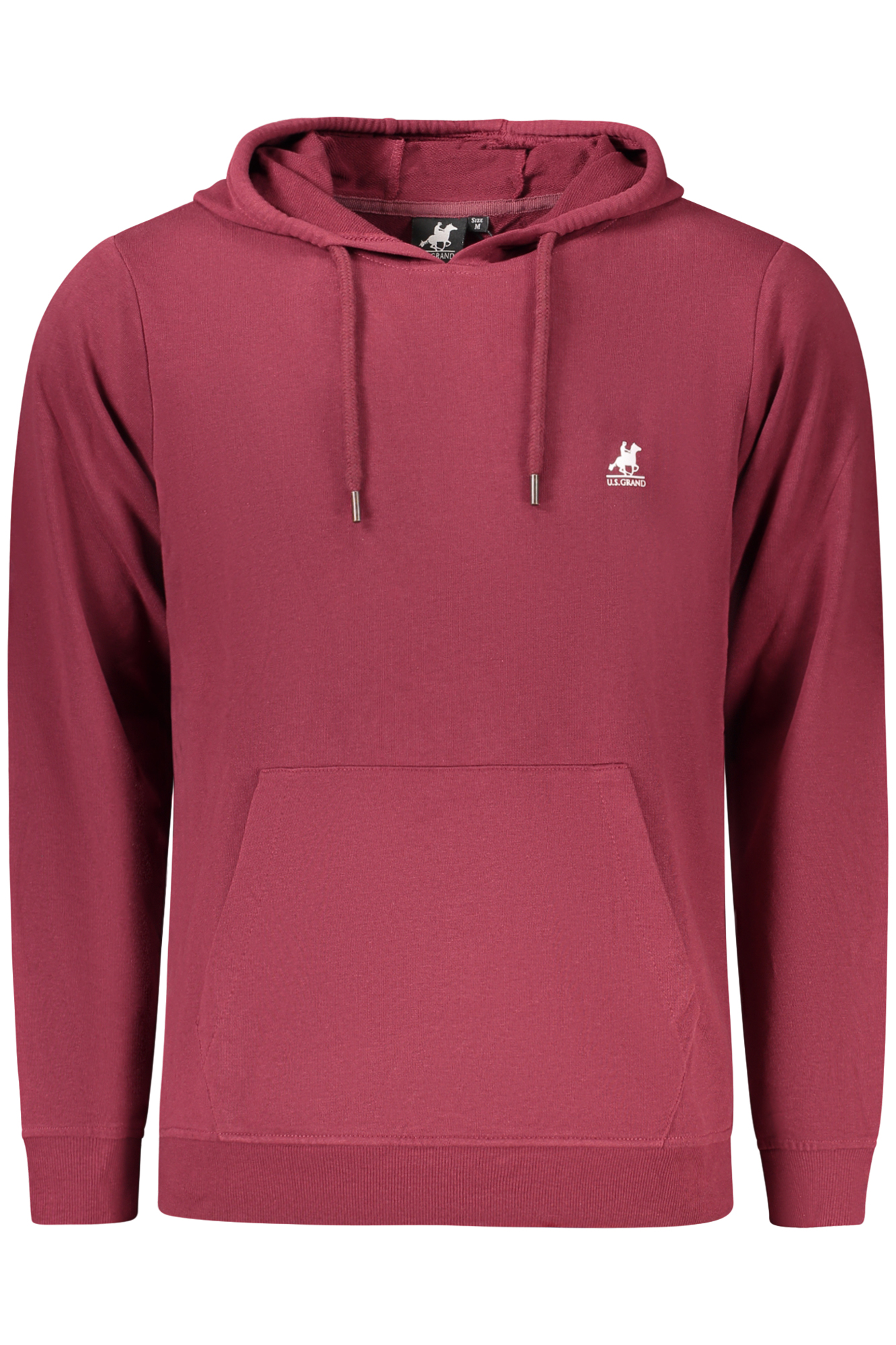 US GRAND MEN'S RED ZIP-UP SWEATSHIRT US GRAND MEN'S RED ZIP-UP SWEATSHIRT