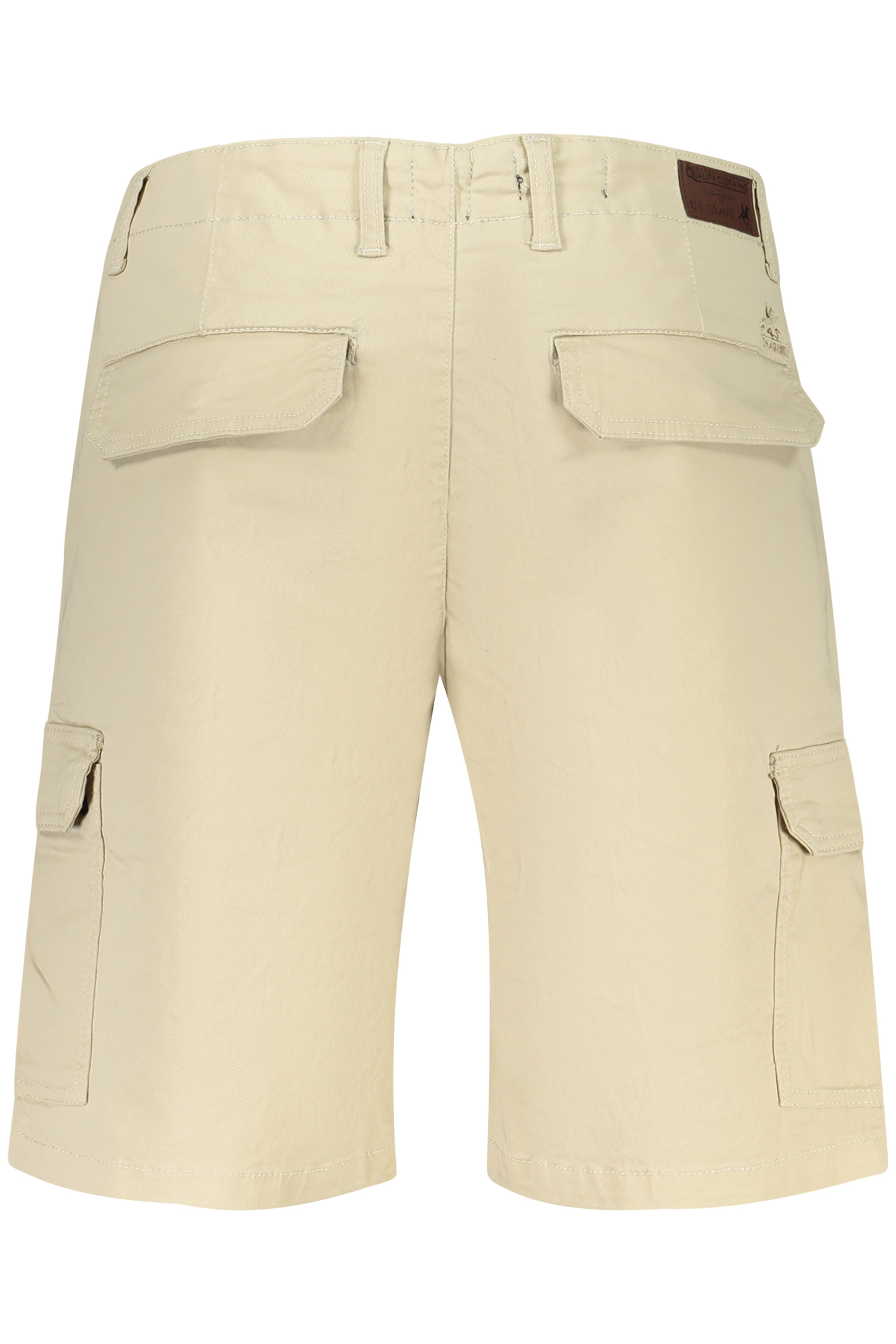 US GRAND MEN'S BEIGE SHORT PANTS US GRAND MEN'S BEIGE SHORT PANTS - Image 2