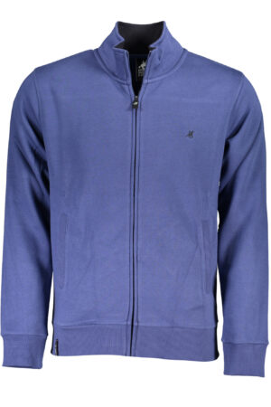 US GRAND MEN'S BLUE ZIP-UP SWEATSHIRT