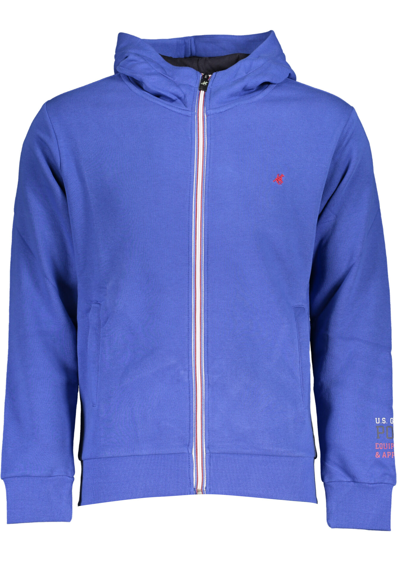 US GRAND MEN'S BLUE ZIP-UP SWEATSHIRT