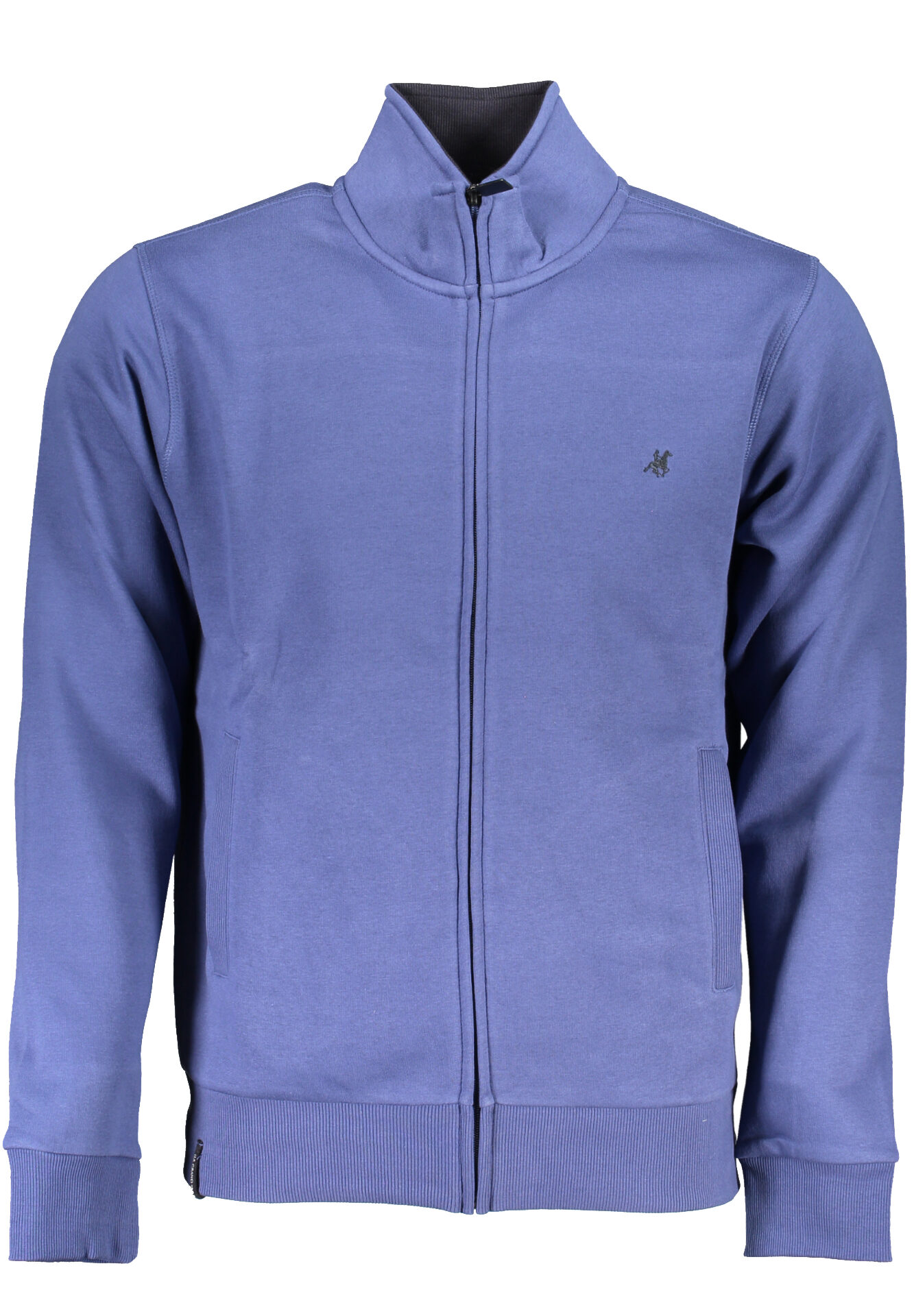 US GRAND MEN'S BLUE ZIP-UP SWEATSHIRT