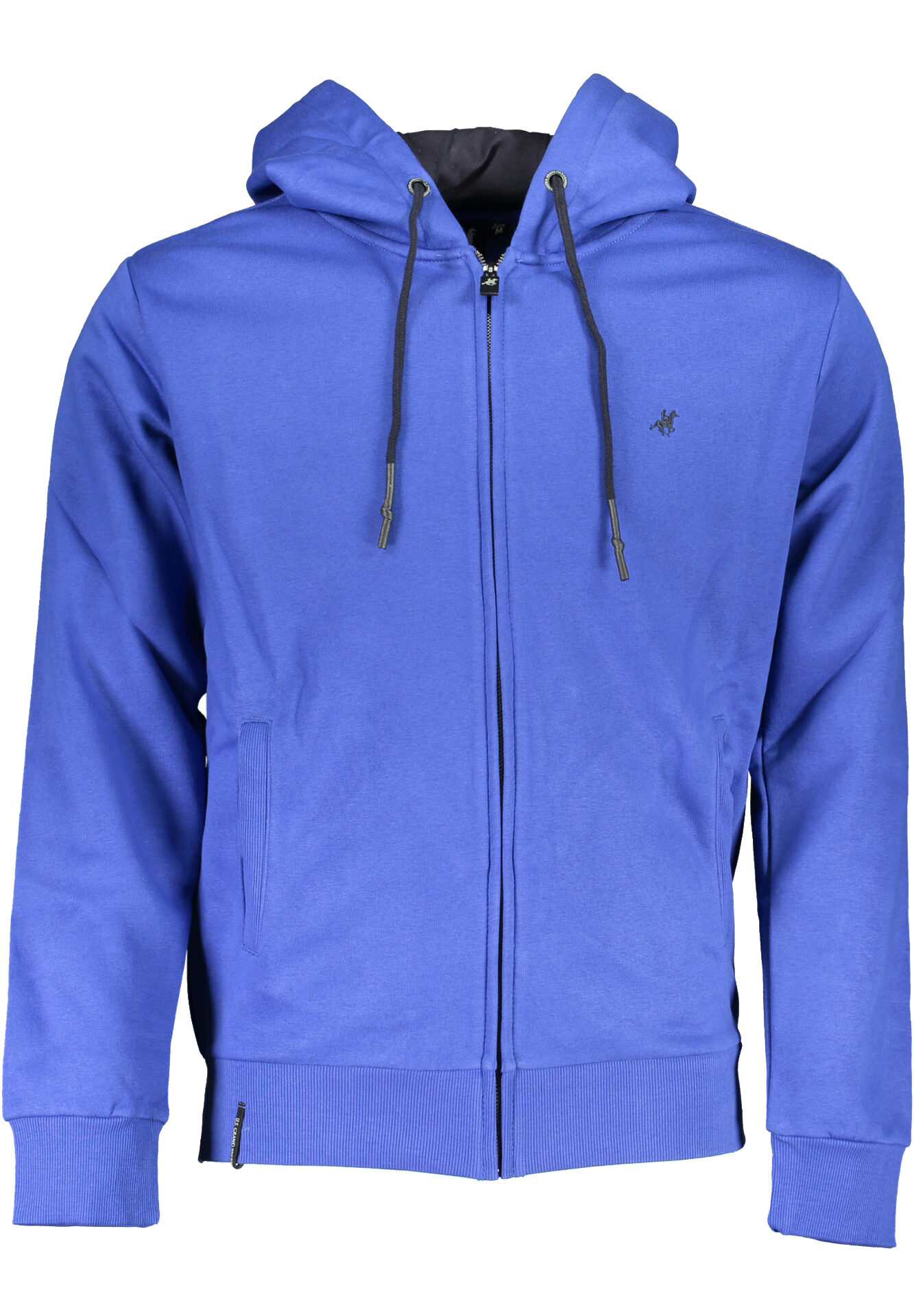US GRAND MEN'S BLUE ZIP-UP SWEATSHIRT