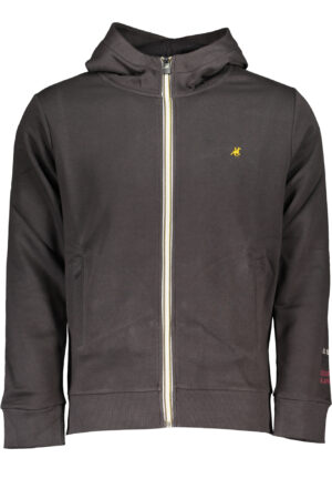 US GRAND MEN'S GRAY ZIP-UP SWEATSHIRT