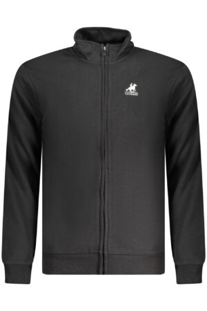 US GRAND MEN'S BLACK ZIP-UP SWEATSHIRT