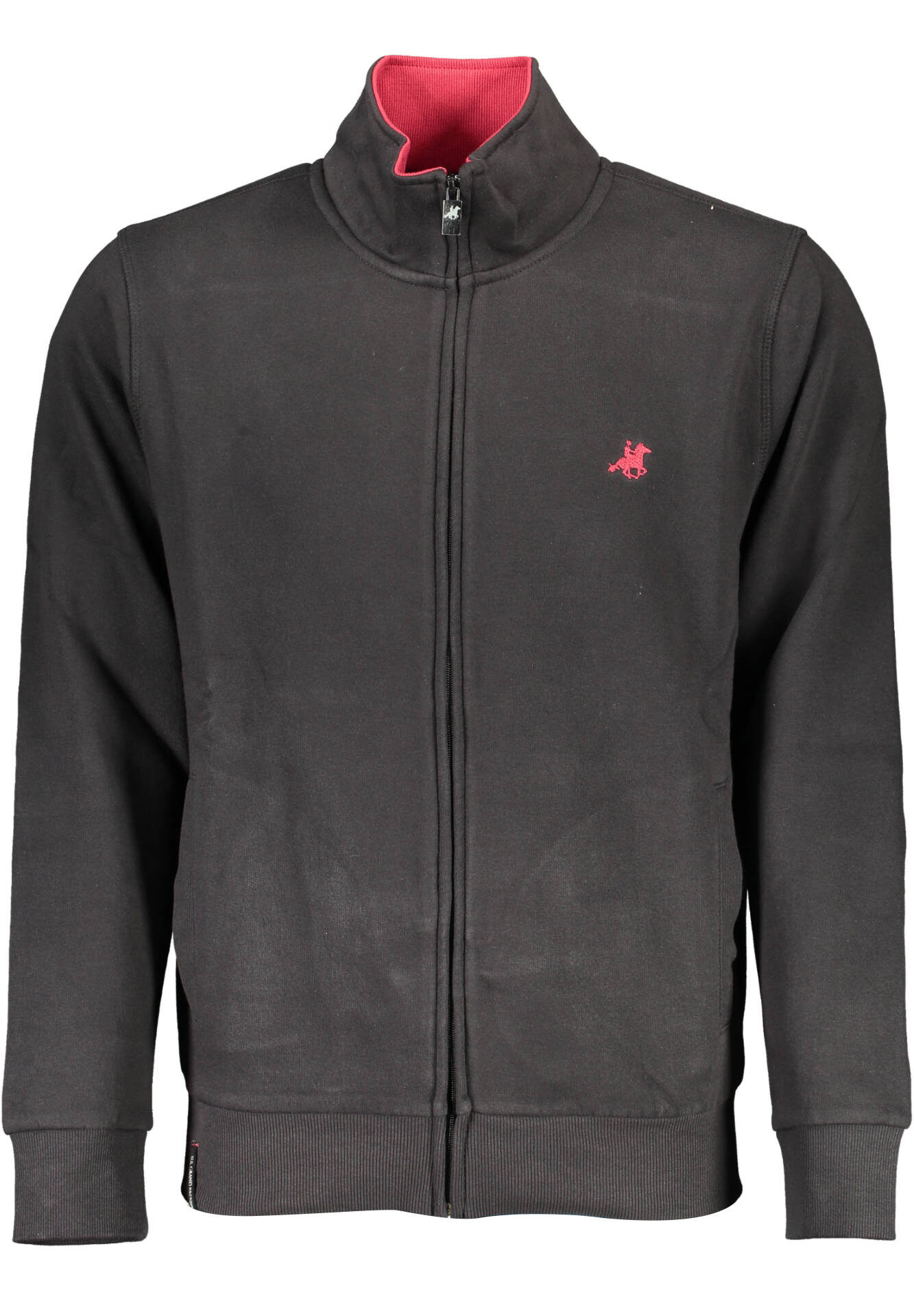 US GRAND MEN'S BLACK ZIP-UP SWEATSHIRT