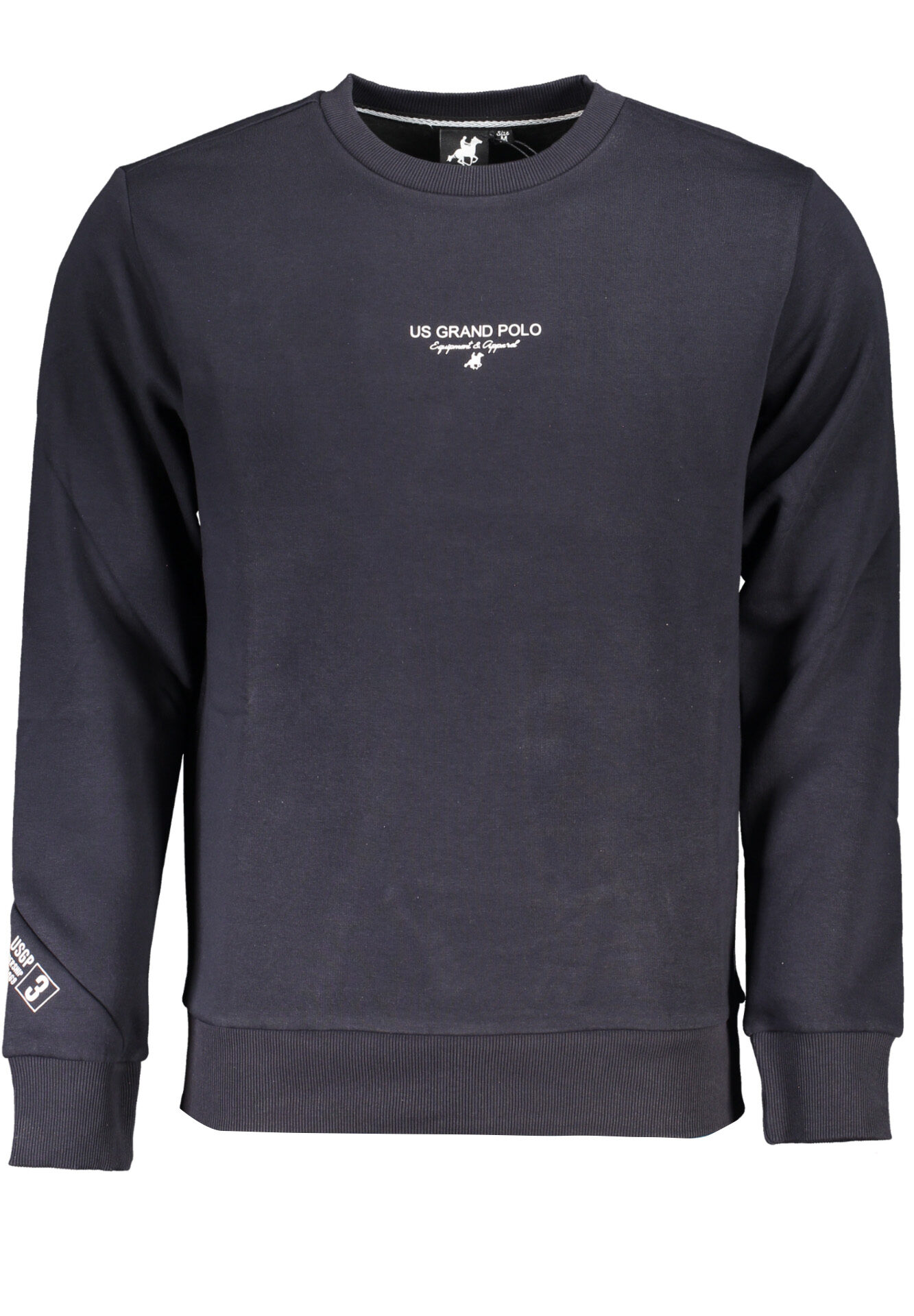 US GRAND MEN'S BLUE ZIP-UP SWEATSHIRT