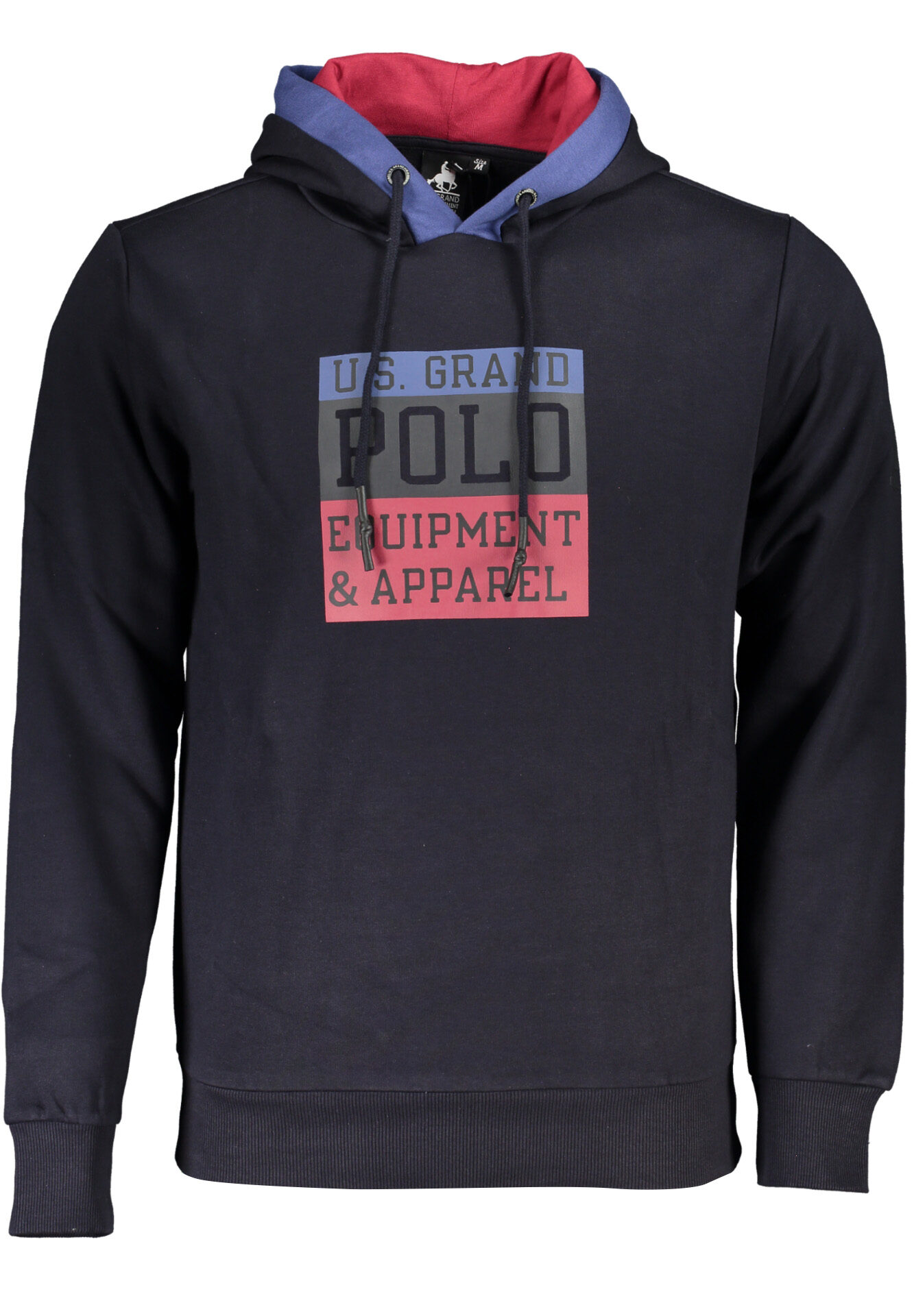 US GRAND MEN'S BLUE ZIP-UP SWEATSHIRT