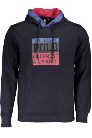 US GRAND MEN'S BLUE ZIP-UP SWEATSHIRT