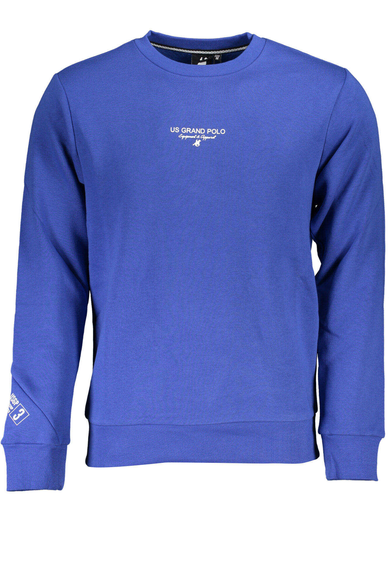 US GRAND MEN'S BLUE ZIP-UP SWEATSHIRT