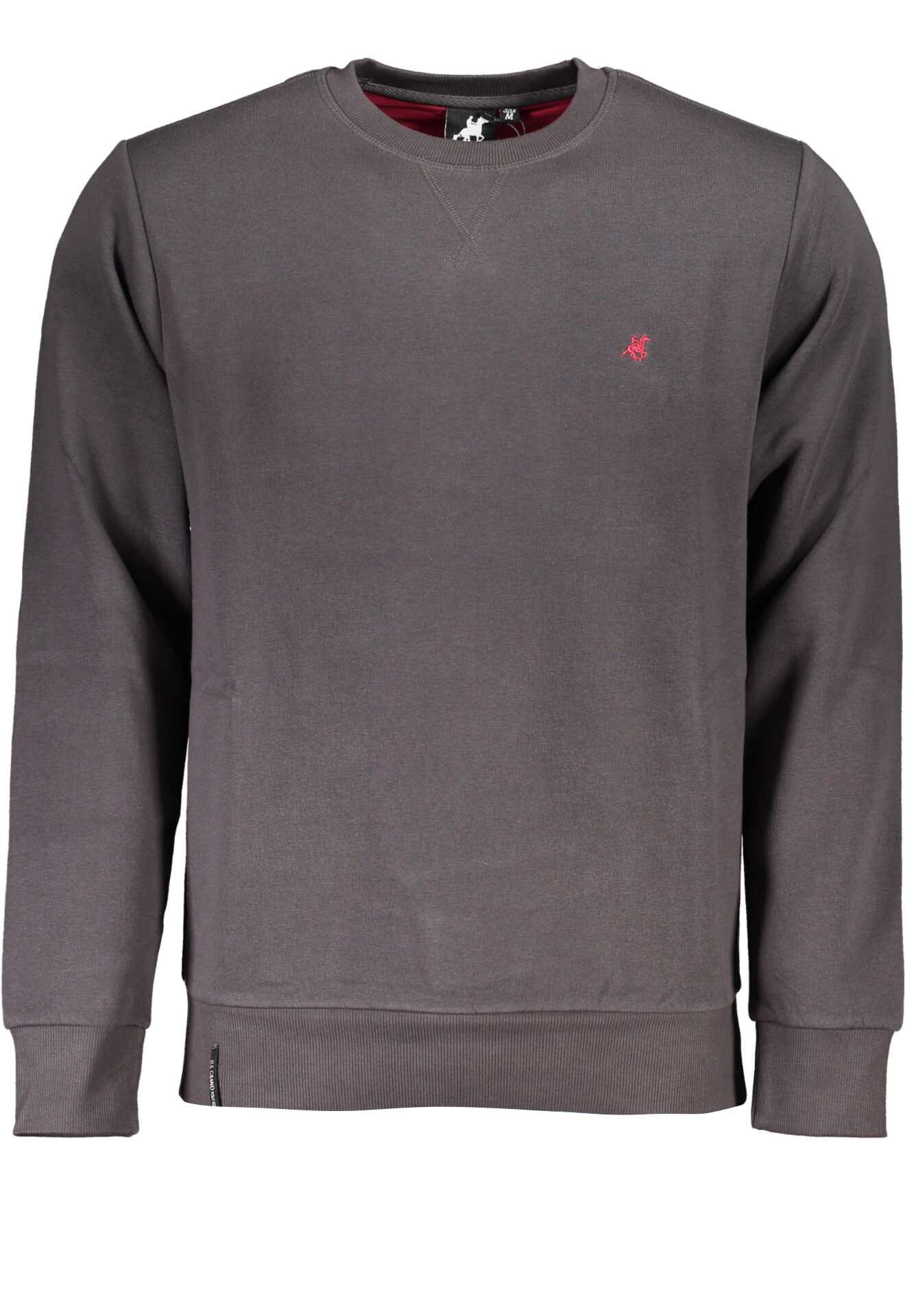 US GRAND MEN'S GRAY ZIP-UP SWEATSHIRT