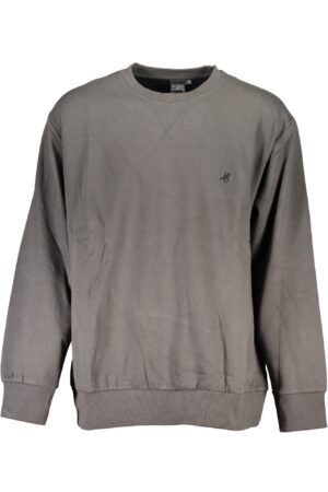 US GRAND MEN'S GRAY ZIP-UP SWEATSHIRT