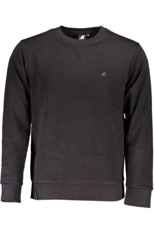 US GRAND MEN'S BLACK ZIP-UP SWEATSHIRT