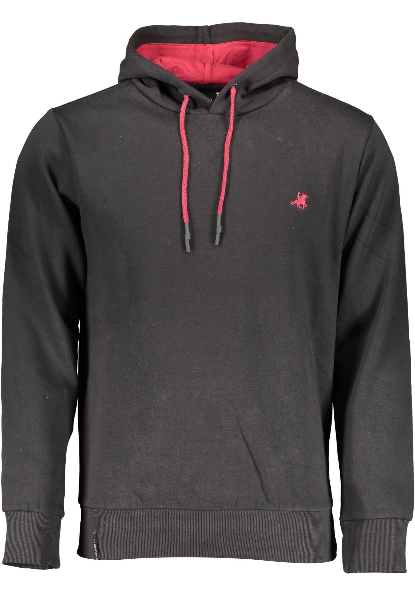 US GRAND MEN'S BLACK ZIP-UP SWEATSHIRT