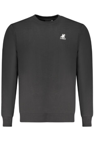 US GRAND MEN'S BLACK ZIP-UP SWEATSHIRT