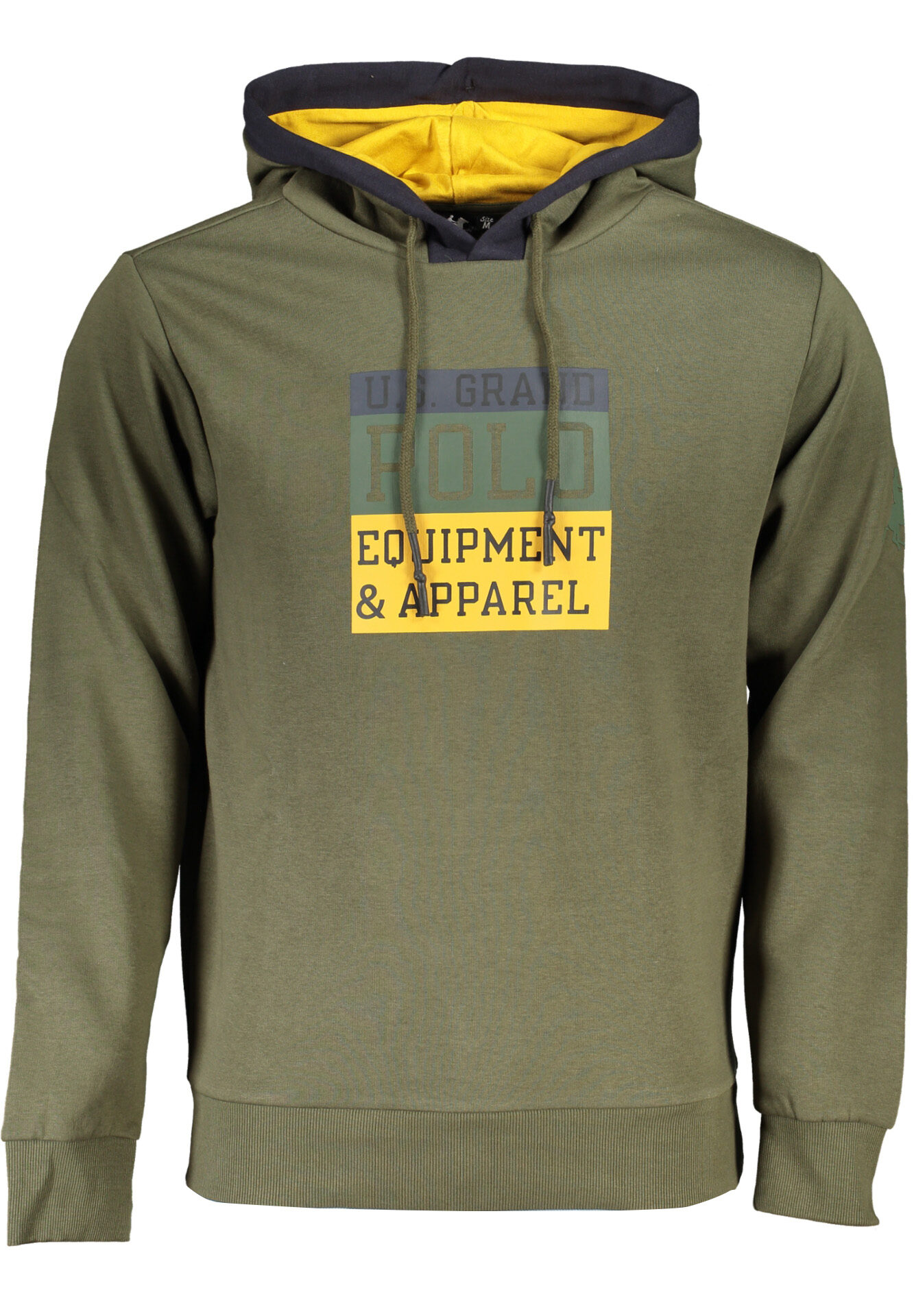 US GRAND MEN'S ZIP-UP SWEATSHIRT GREEN