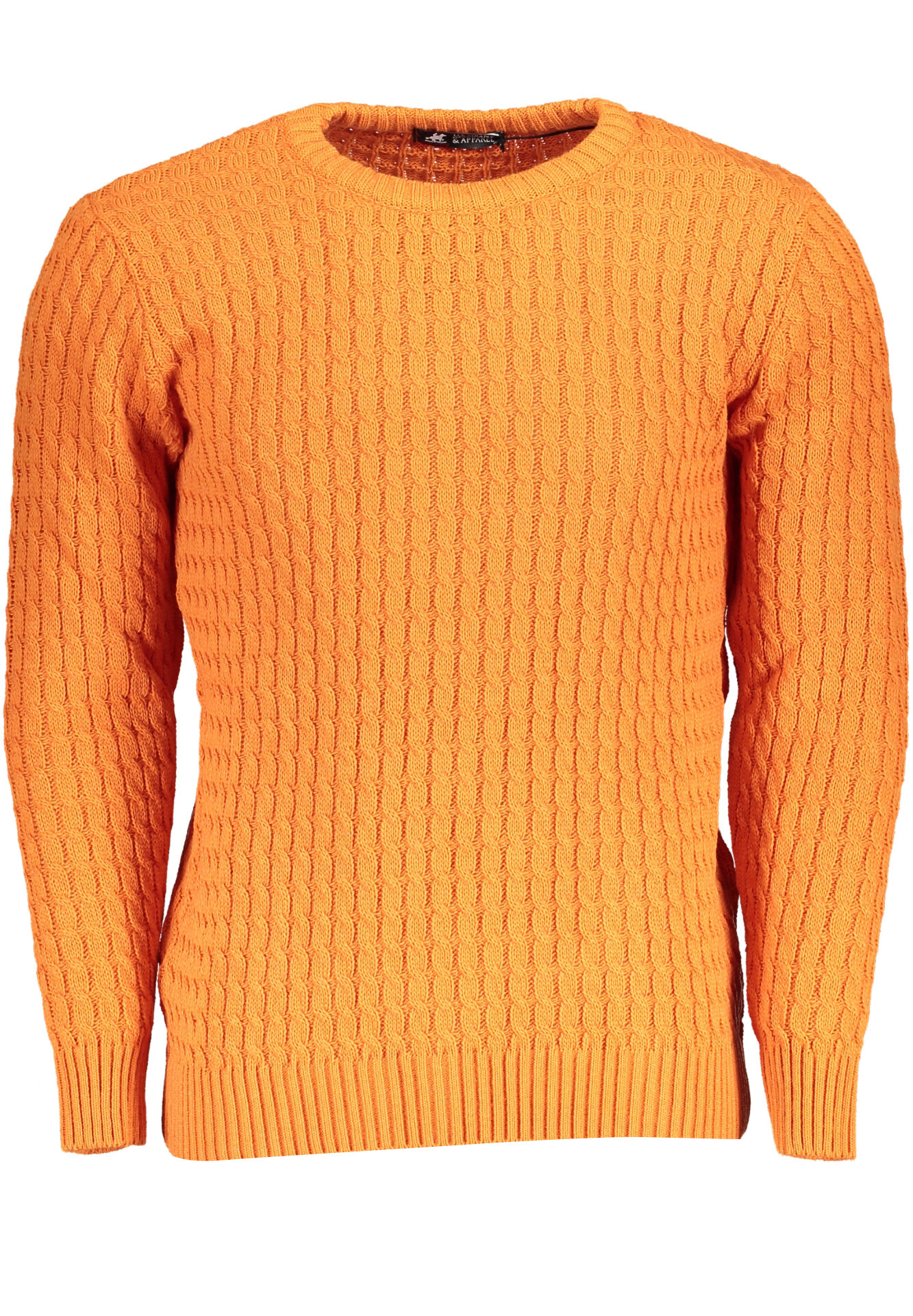 US GRAND MEN'S ORANGE SWEATER
