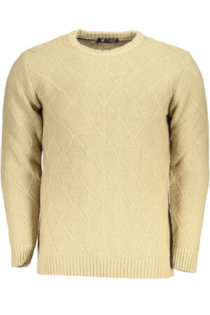 US GRAND MEN'S BEIGE SWEATER