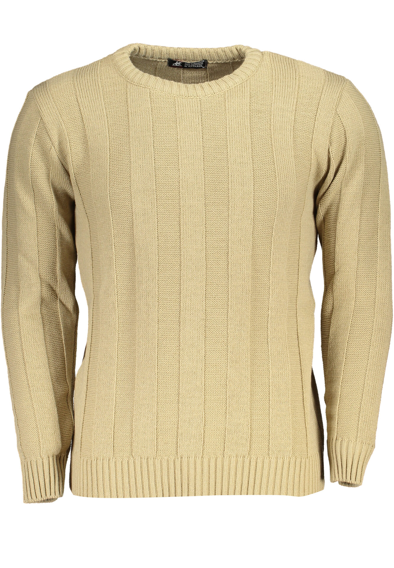 US GRAND MEN'S BEIGE SWEATER