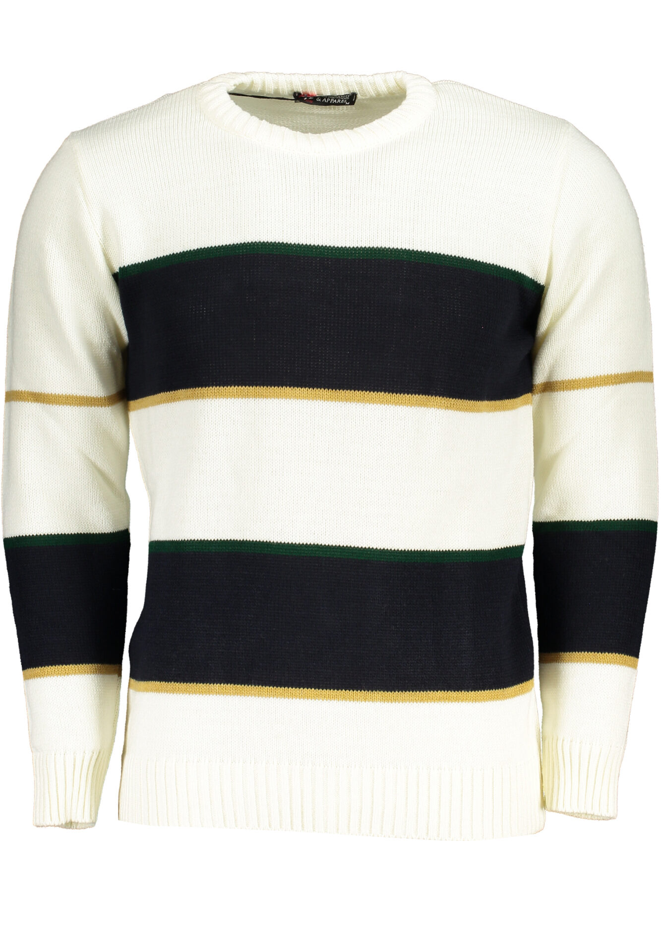 US GRAND MEN'S WHITE SWEATER