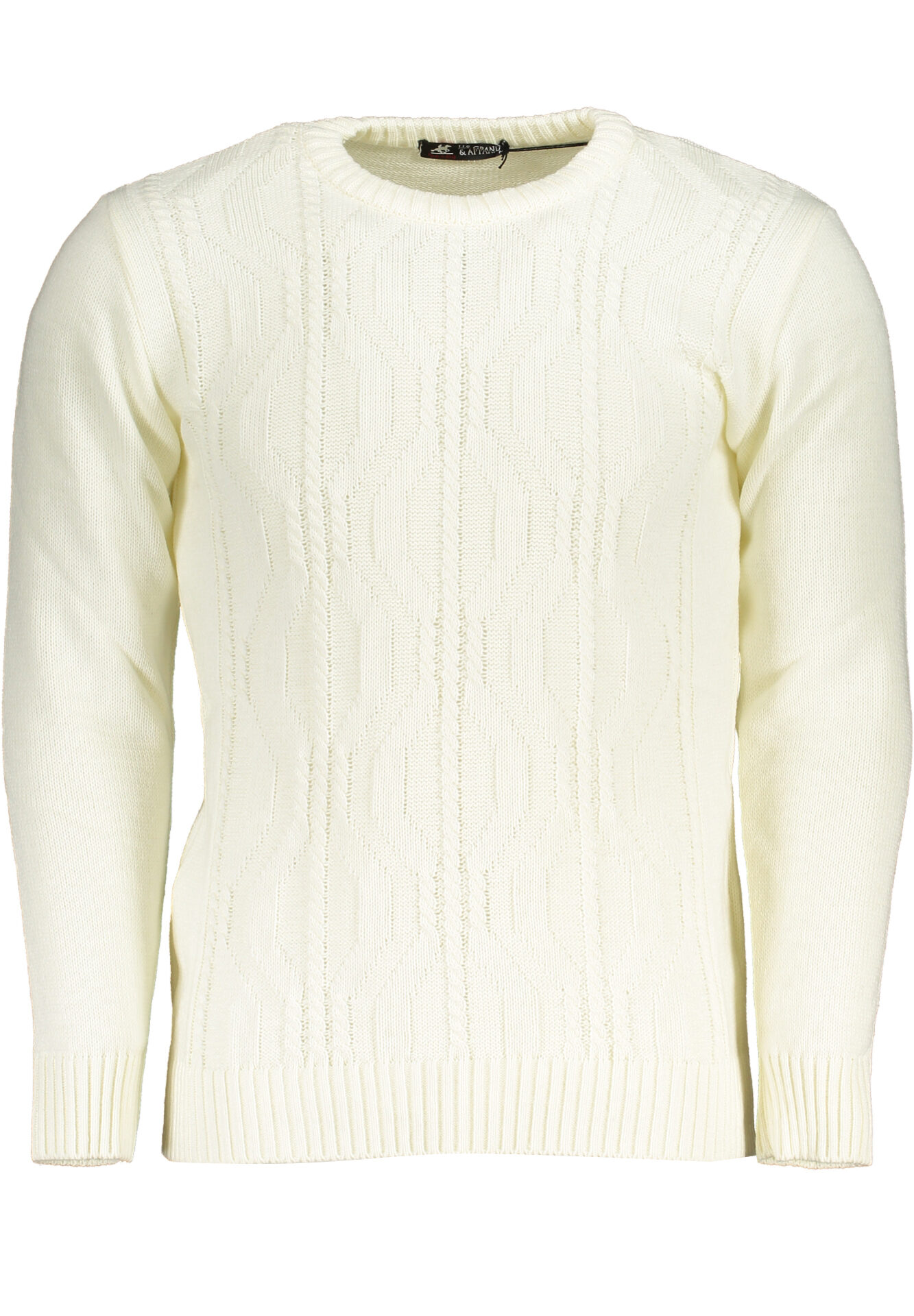 US GRAND MEN'S WHITE SWEATER