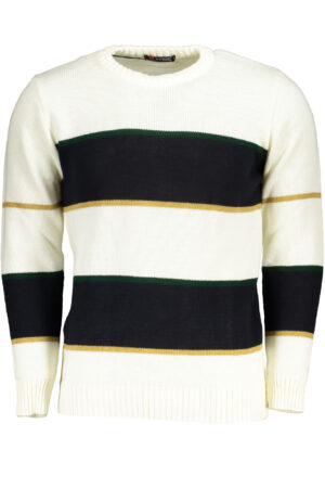 US GRAND MEN'S WHITE SWEATER