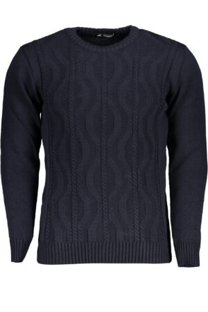 US GRAND MEN'S BLUE SWEATER