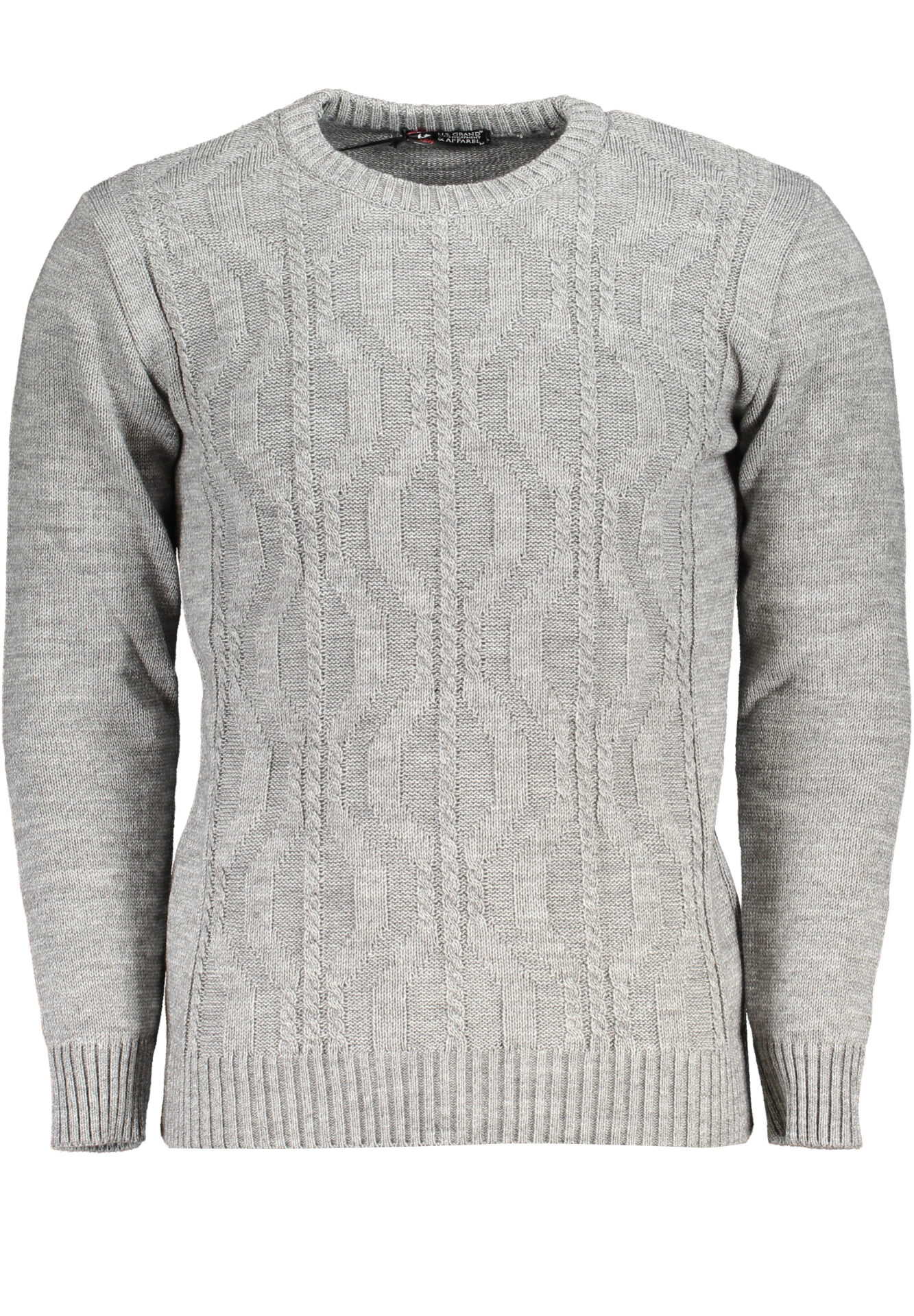 US GRAND MEN'S GREY SWEATER
