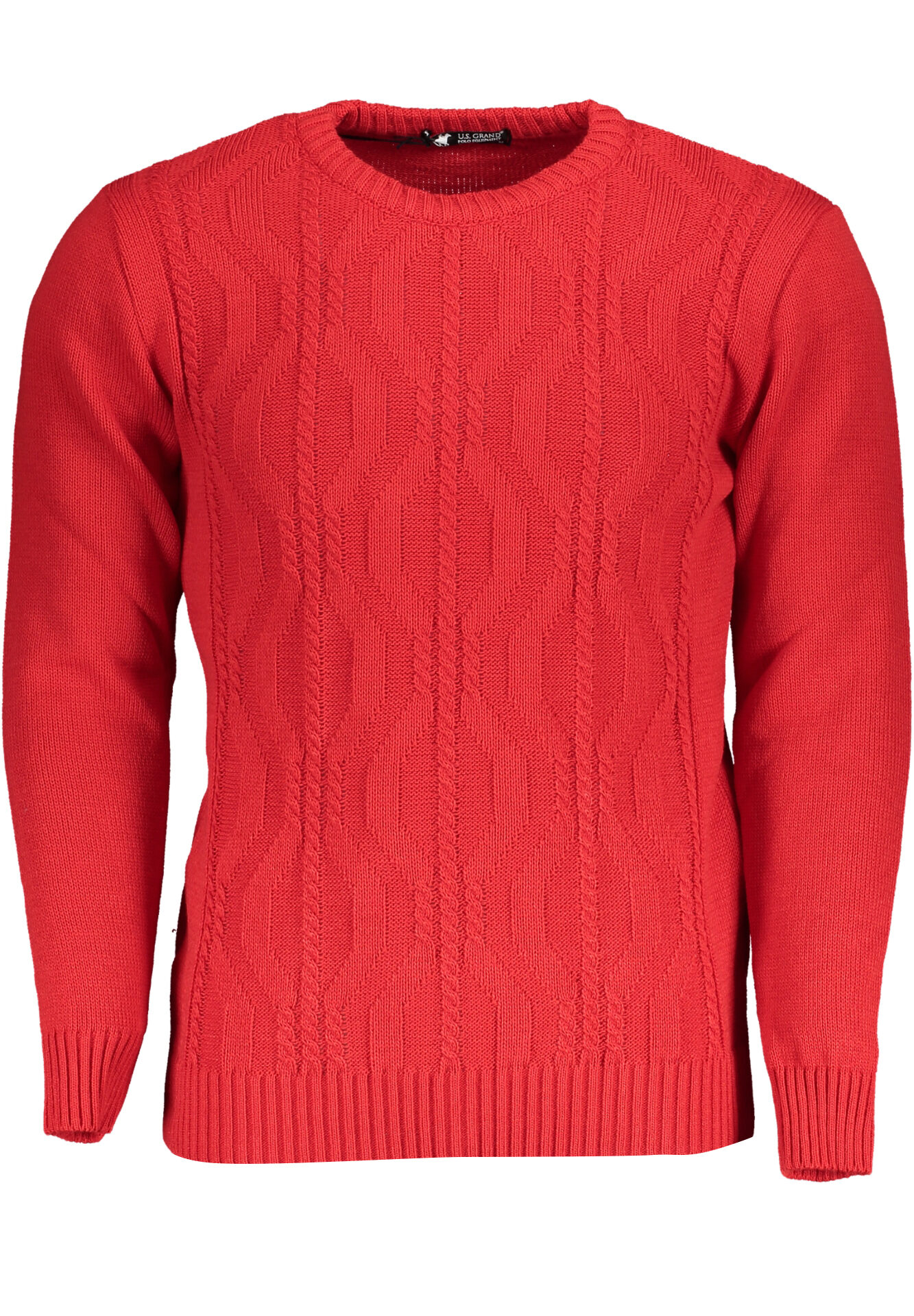 US GRAND MEN'S RED SWEATER