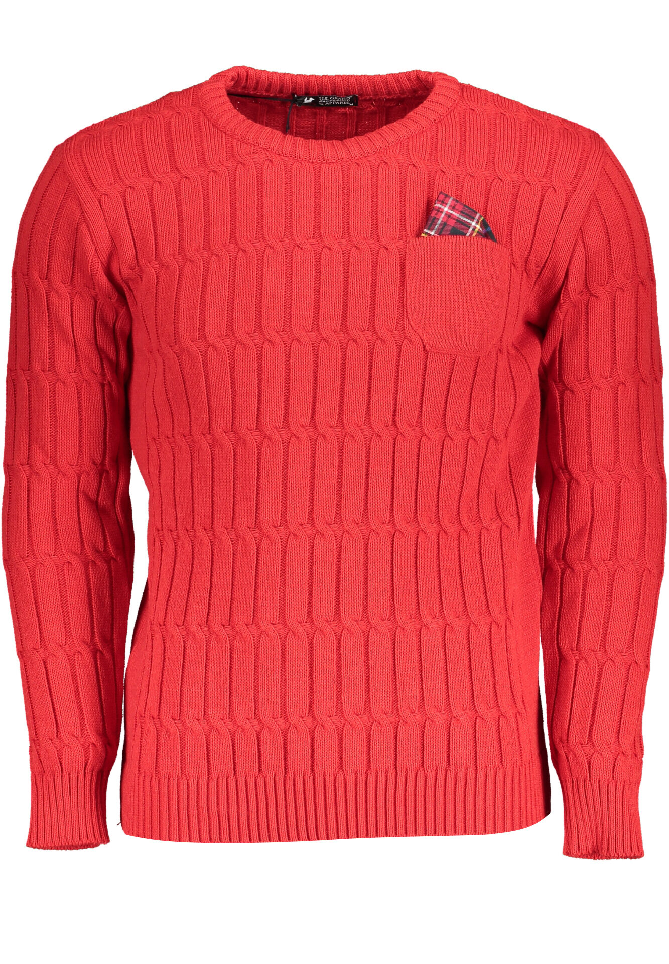 US GRAND MEN'S RED SWEATER