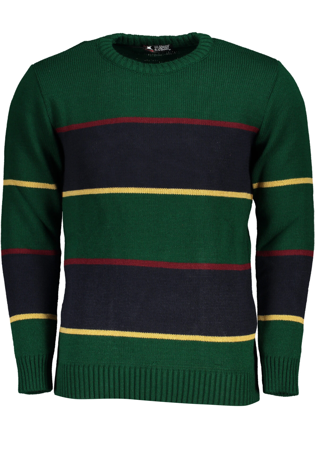 US GRAND MEN'S GREEN SWEATER