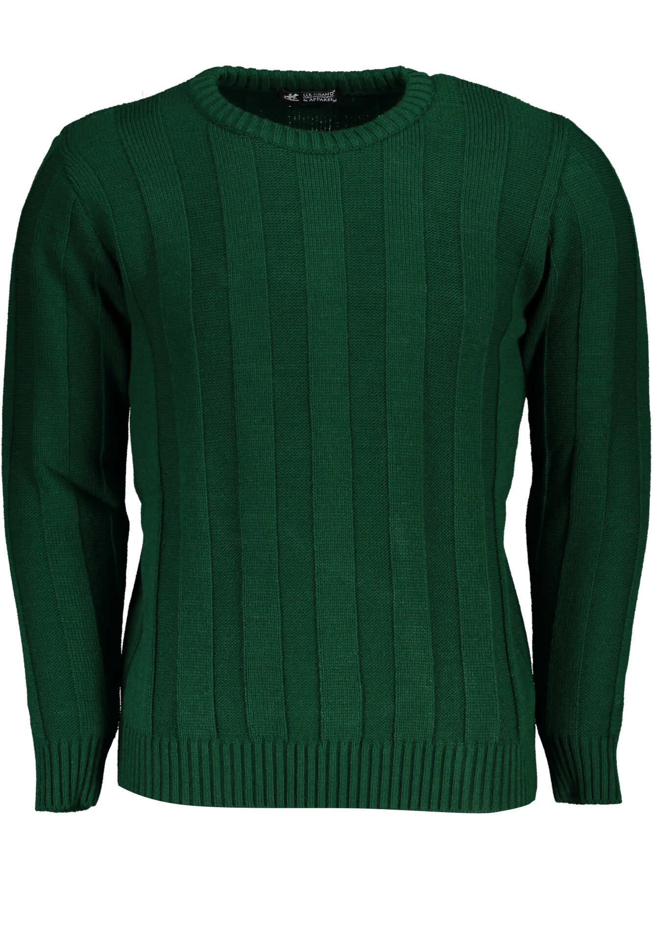 US GRAND MEN'S GREEN SWEATER