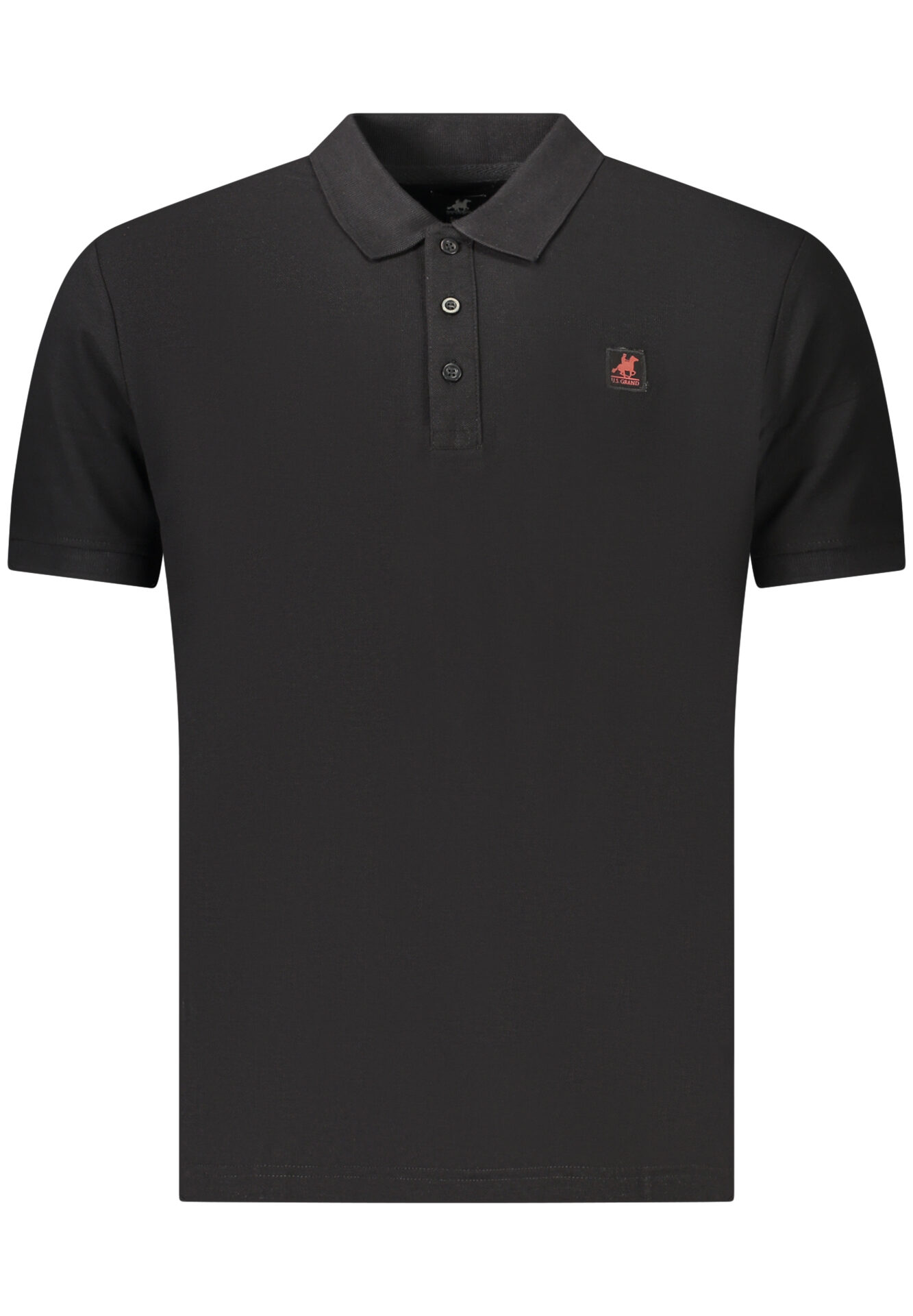 US GRAND POLO SHORT SLEEVE MEN'S BLACK
