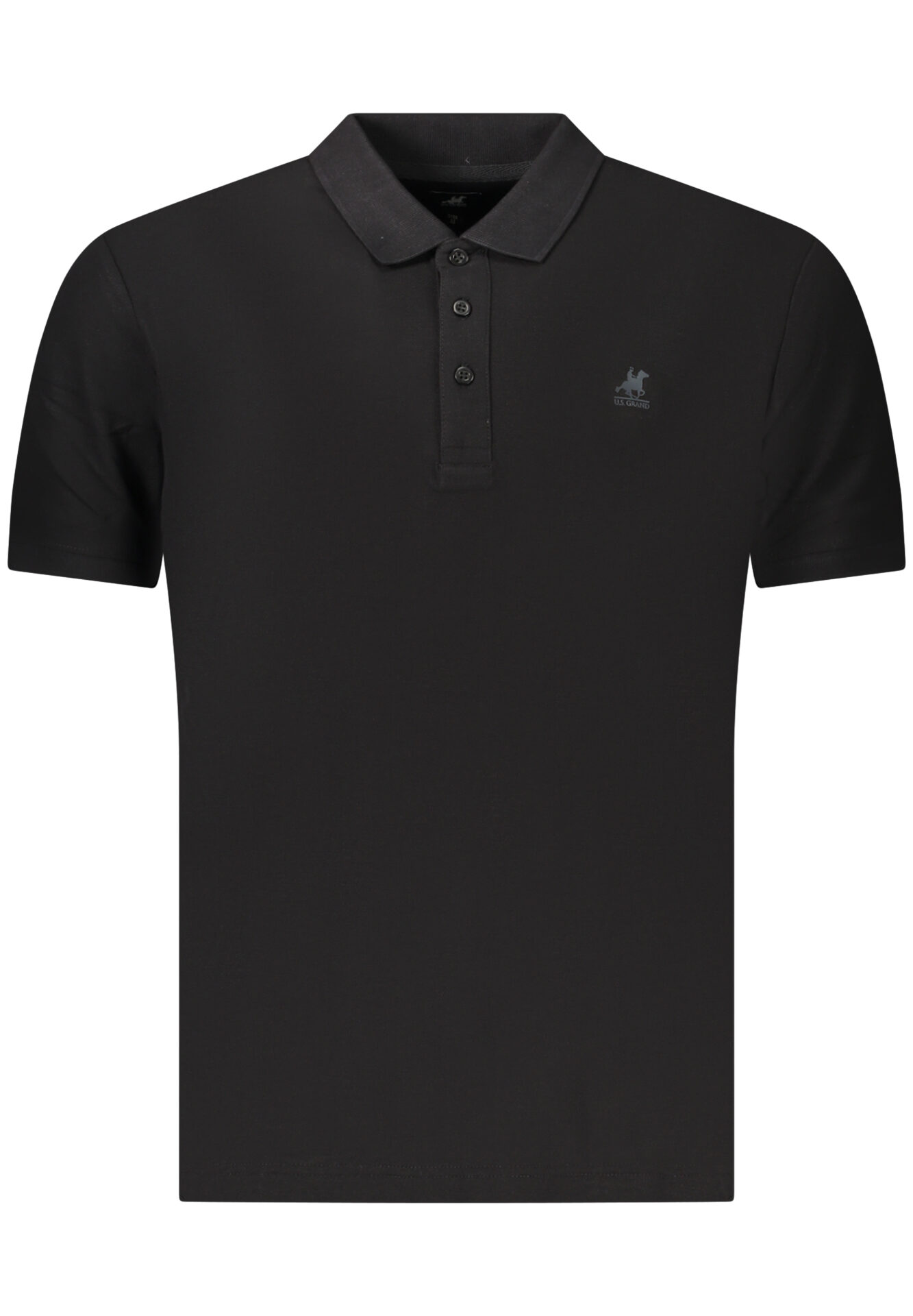 US GRAND POLO SHORT SLEEVE MEN'S BLACK
