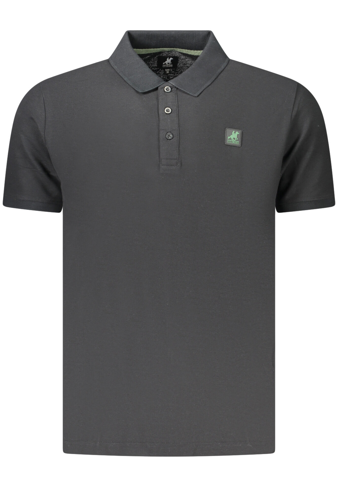 US GRAND POLO SHORT SLEEVE MEN'S BLACK