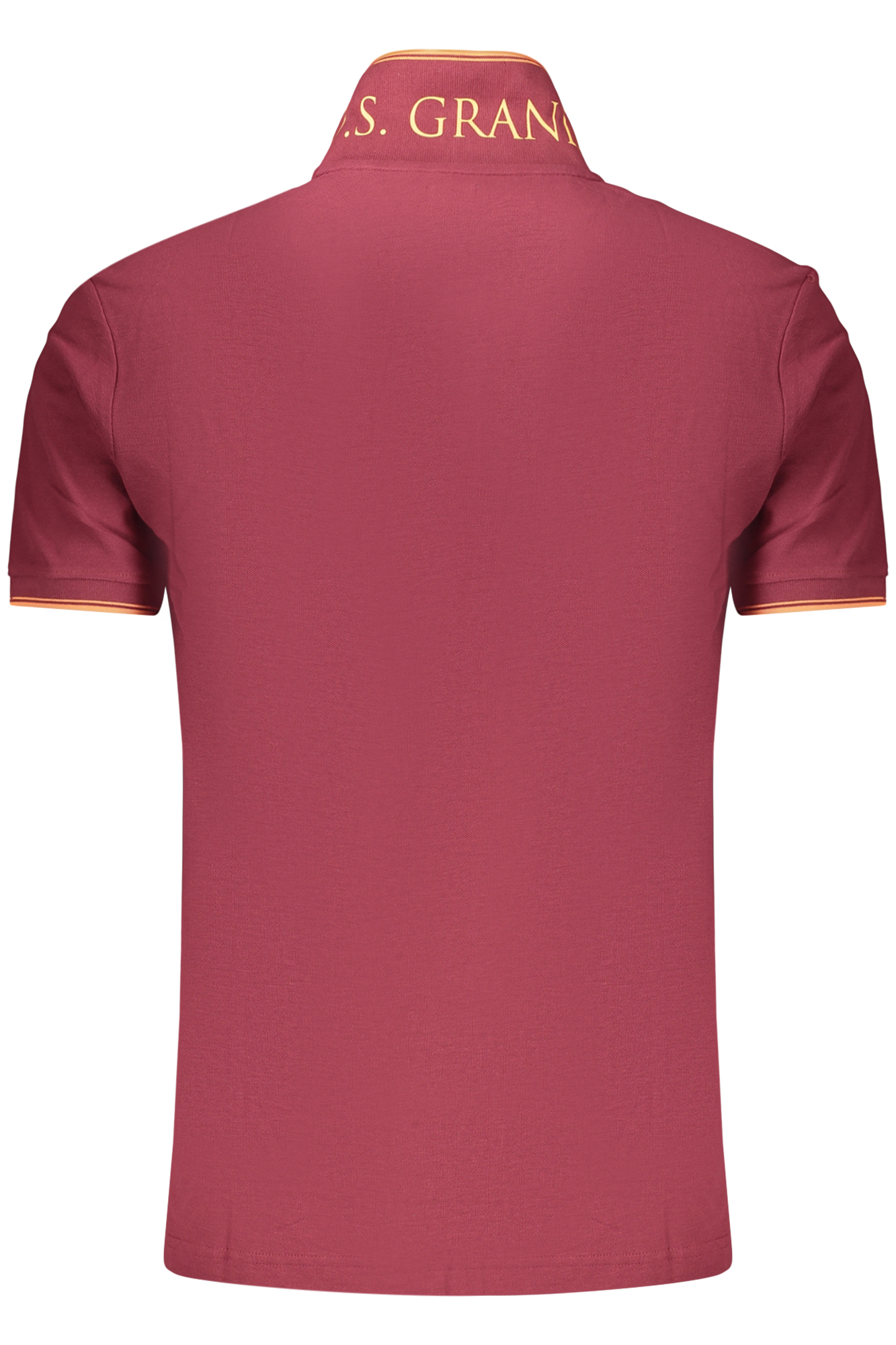 US GRAND MEN'S SHORT-SLEEVE POLO SHIRT, RED US GRAND MEN'S SHORT-SLEEVE POLO SHIRT, RED - Image 3