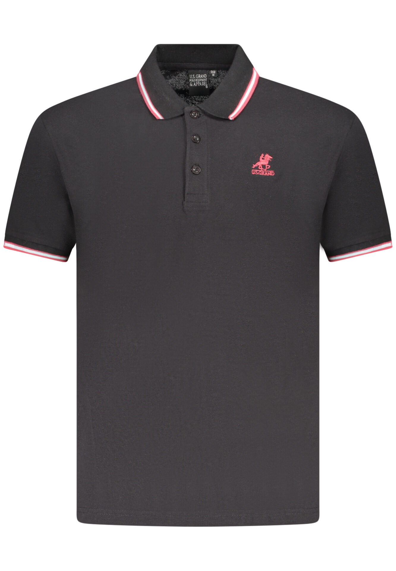 US GRAND POLO SHORT SLEEVE MEN'S BLACK