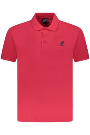 US GRAND MEN'S SHORT-SLEEVE POLO SHIRT, RED