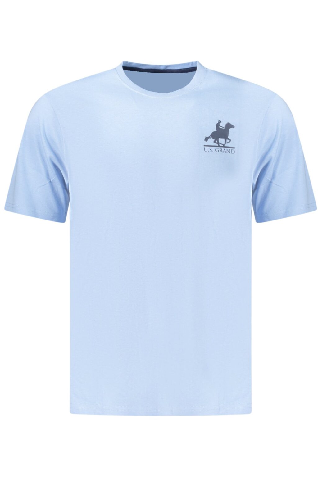 usgrandpolot-shirtmanichecorteuomoazzurro_1 US GRAND vyriški marškinėliai trumpomis rankovėmis, mėlyni
