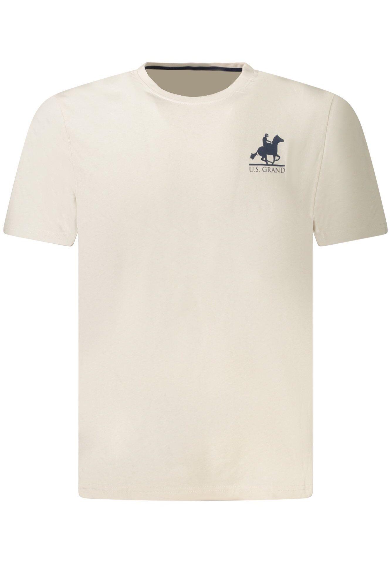 US GRAND MEN'S SHORT-SLEEVE T-SHIRT BEIGE