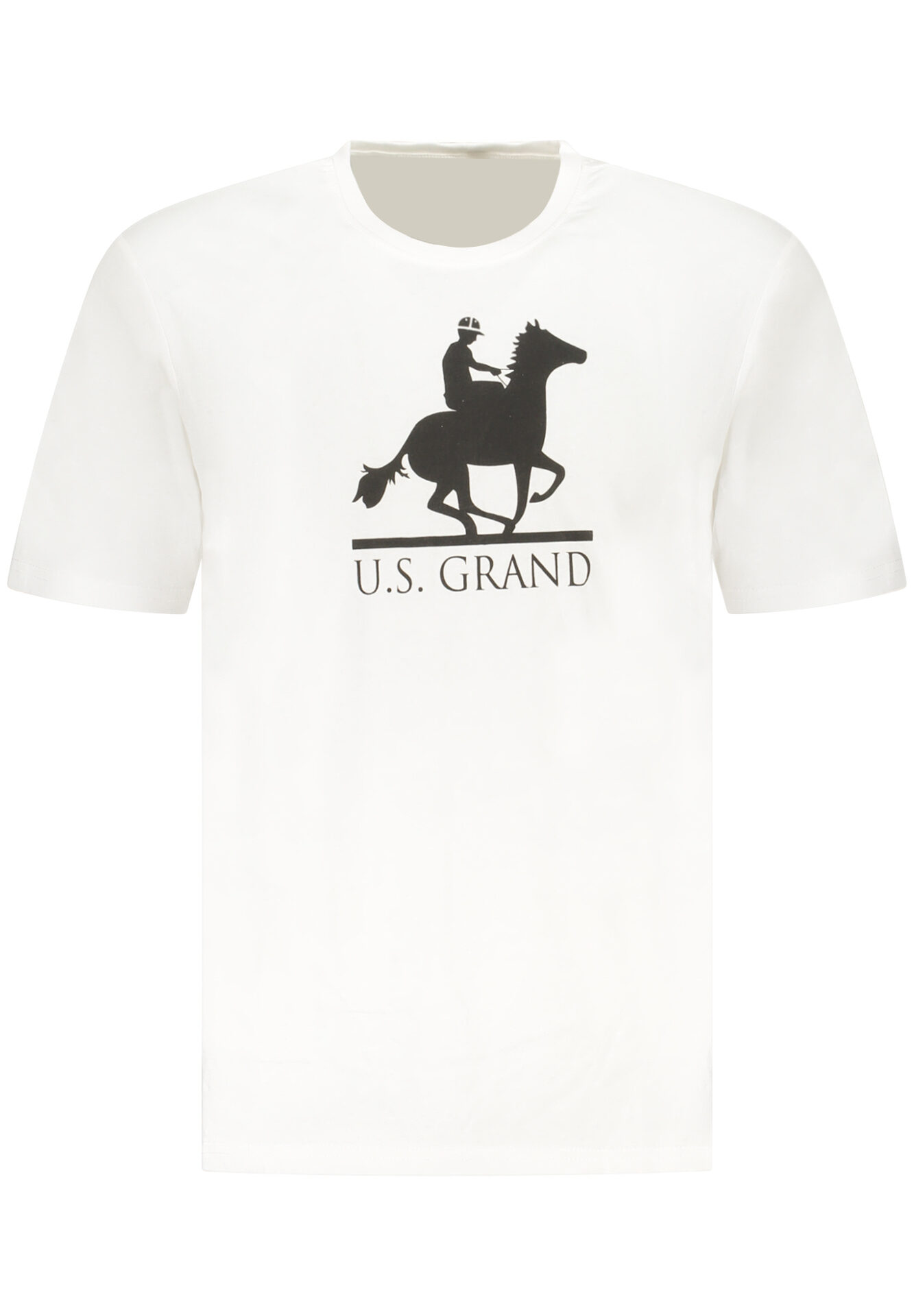 US GRAND MEN'S SHORT-SLEEVE T-SHIRT WHITE