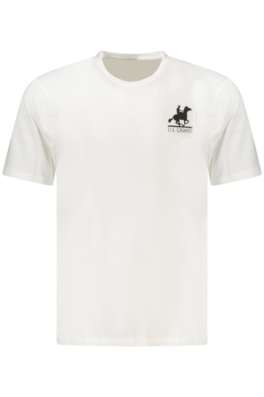 usgrandpolot-shirtmanichecorteuomobianco_1 US GRAND vyriški marškinėliai trumpomis rankovėmis, balti