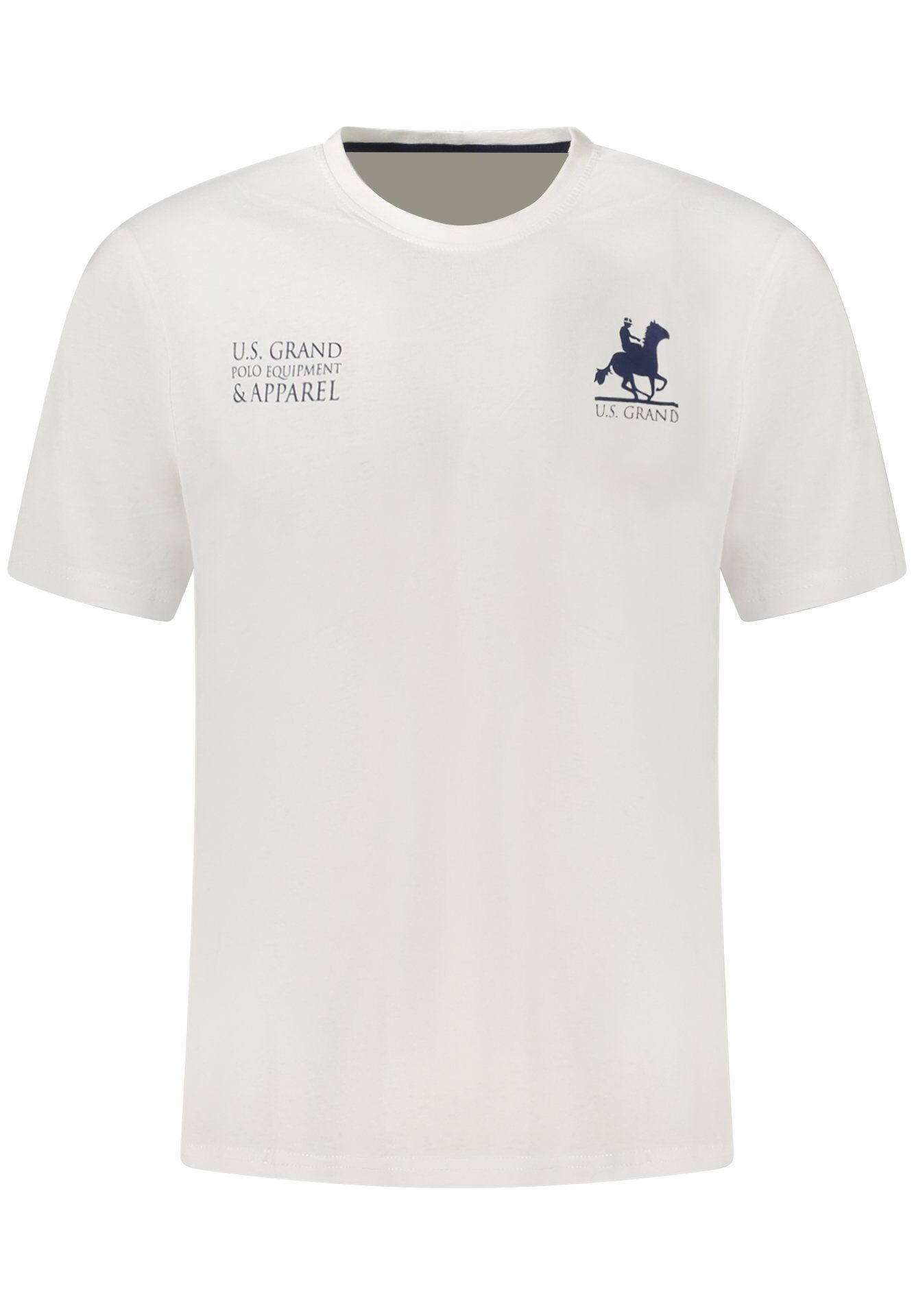 US GRAND MEN'S SHORT-SLEEVE T-SHIRT WHITE