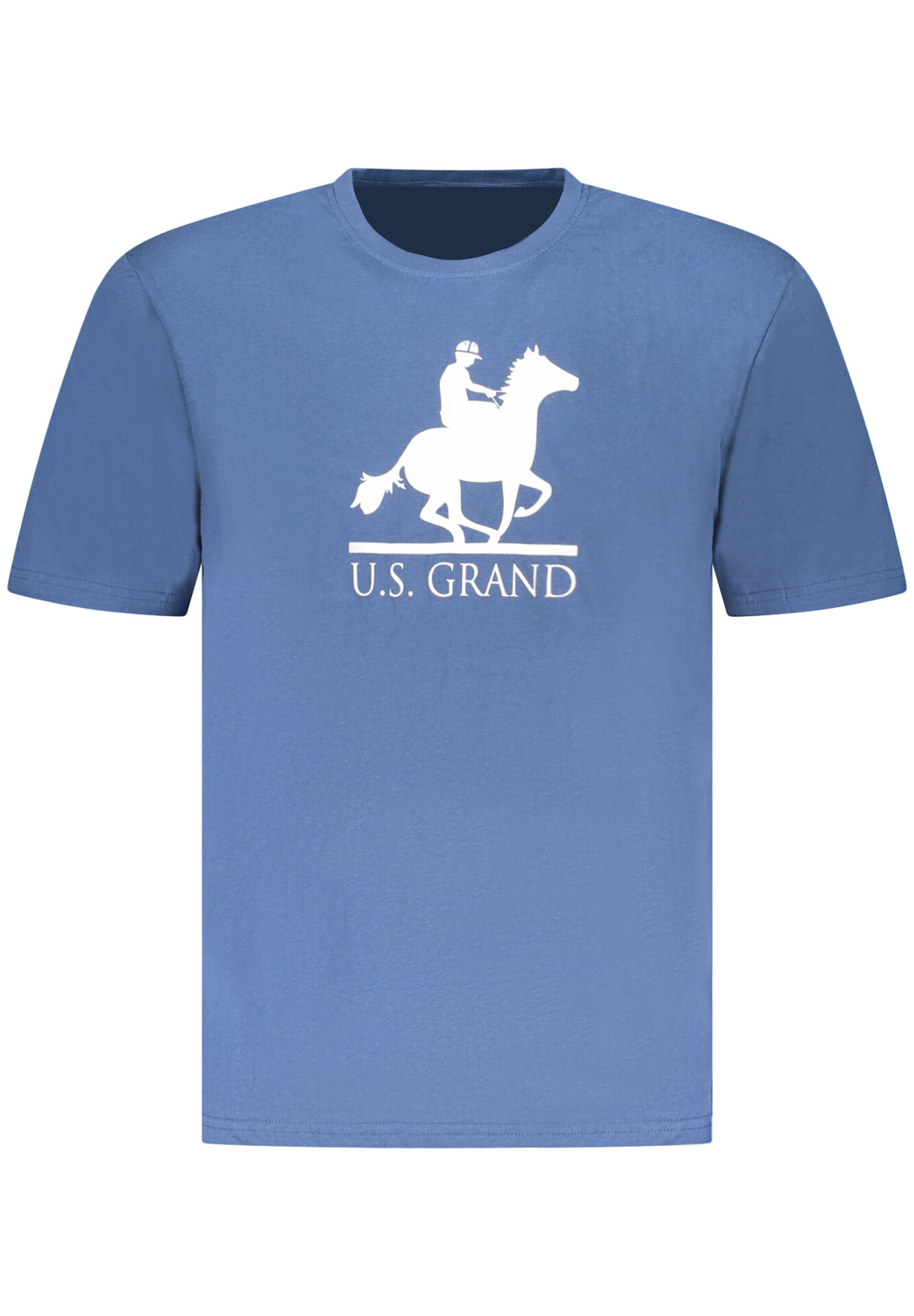 US GRAND MEN'S SHORT-SLEEVE T-SHIRT BLUE