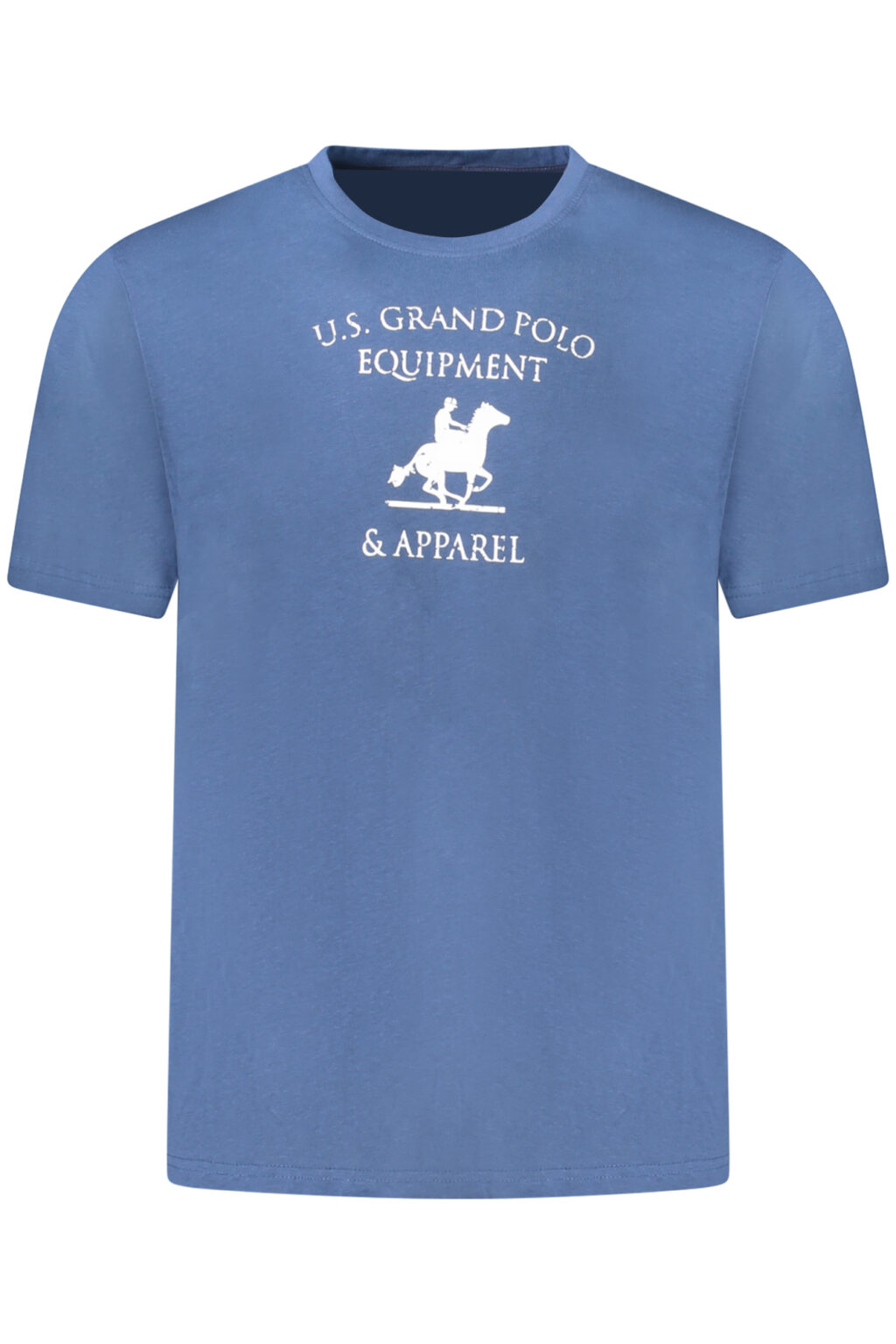 usgrandpolot-shirtmanichecorteuomoblu_1 US GRAND vyriški marškinėliai trumpomis rankovėmis, mėlyni